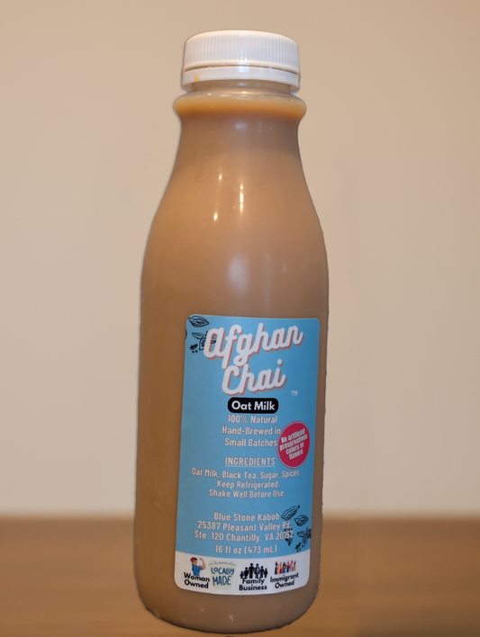Afghan Chai Oat Milk/Non-Dairy-Ready To Drink Bottle